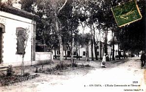 Ain-Taya - Ecole Communale et Avenue - 1920